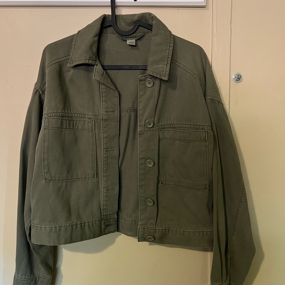 Old Navy Utility Jacket in Army Green